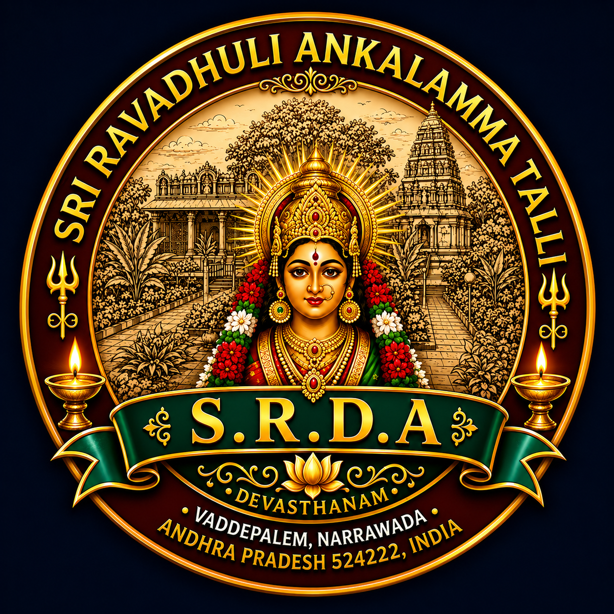 Sri Ravadhuli Ankalamma Talli Devasthanam logo