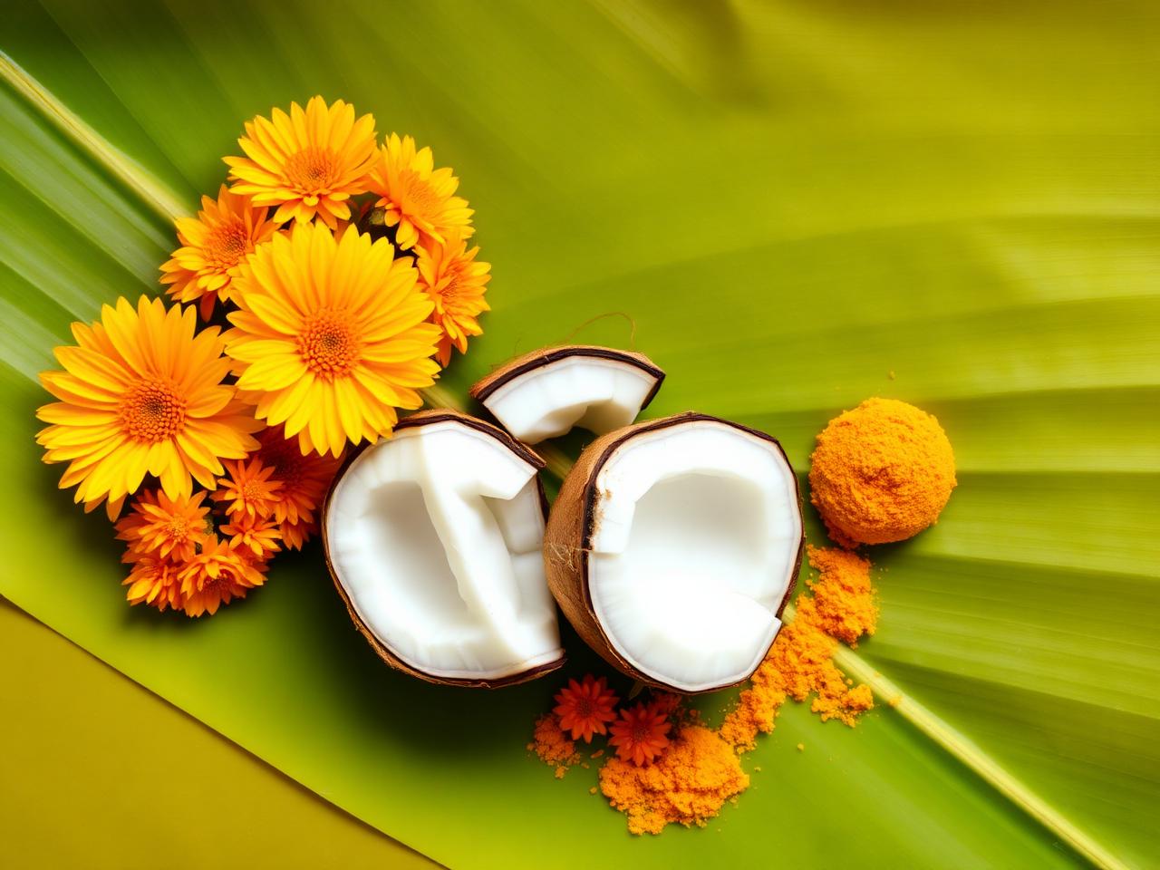 Traditional pooja offerings prepared for seva at the temple